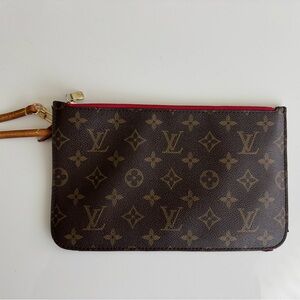 Monogram Neverfull MM GM Pouchette Cherry